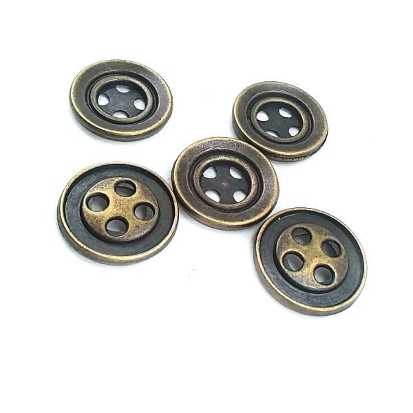 25 mm 40 L Coat and Coat Button with Four Holes Metal Sewing Button E 487