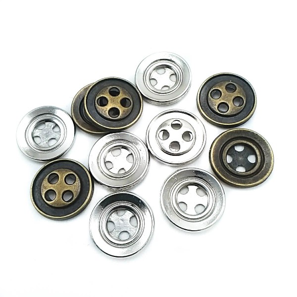 25 mm 40 L Coat and Coat Button with Four Holes Metal Sewing Button E 487