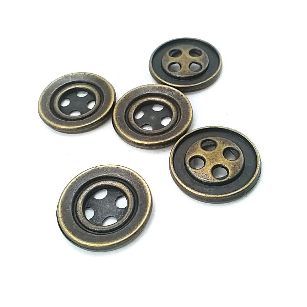 25 mm 40 L Coat and Coat Button with Four Holes Metal Sewing Button E 487
