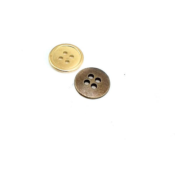 16 mm 26 boy Dört Delikli Metal Düğme E 498