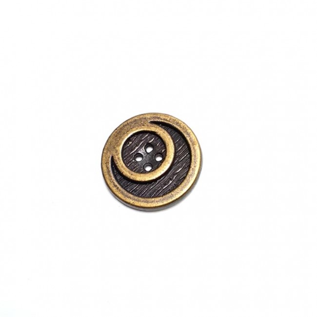 Dört delikli metal düğme dikme 25 mm - 40 boy E 642 Dört delikli metal düğme dikme 25 mm - 40 boy E 642