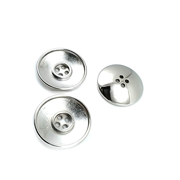 Metal button post with four holes 25 mm - size 40 E 67