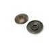 Metal button post with four holes 25 mm - size 40 E 67