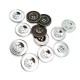 25 mm 40 L Two Holes Enameled Metal Button Coat and Trench Coat Button E 774