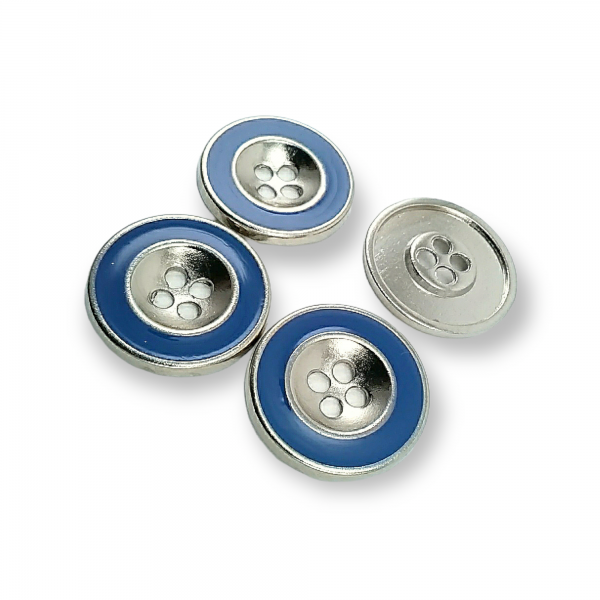 25 mm 40 L Two Holes Enameled Metal Button Coat and Trench Coat Button E 774