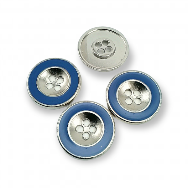 25 mm 40 L Two Holes Enameled Metal Button Coat and Trench Coat Button E 774