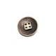 Coat and jacket button with four holes 28 mm E 783