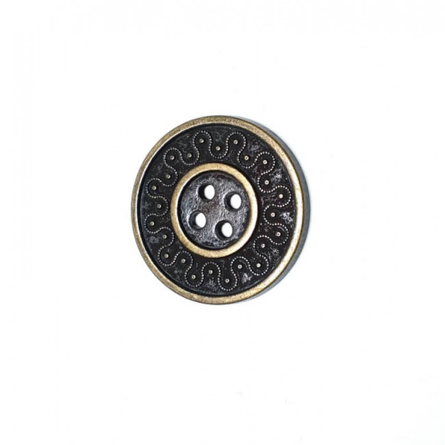Dört delikli metal büyük düğme dikme 30 mm - 47 boy E 818 Dört delikli metal büyük düğme dikme 30 mm - 47 boy E 818