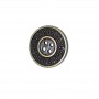 30 mm - size 47 Metal big button post with four holes E 818