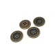 20 mm -  35 boy Dört Delikli Metal Düğme E 828
