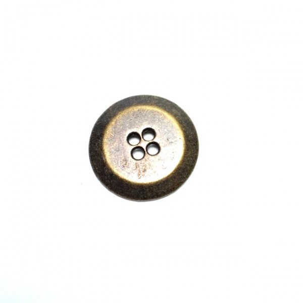 Dikme metal düğme  dört delikli 36mm - 42 boy E 967