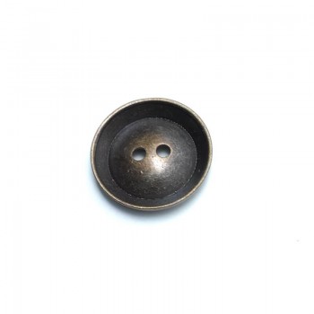 22 mm Two Hole Button Plain Hollow Design E 1795