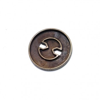 30 mm large size outerwear two-hole sewing button E 740