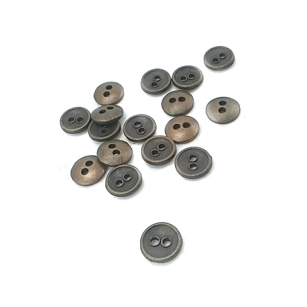 11 mm Button with Two Holes Simple Design E 1031
