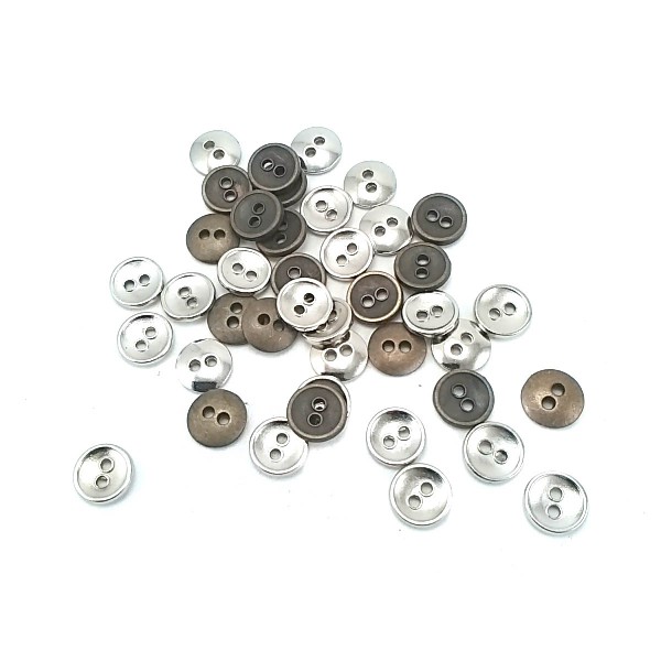 11 mm Button with Two Holes Simple Design E 1031