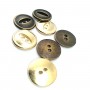 20 mm - 32 L Metal Two-hole Post Button E 1160