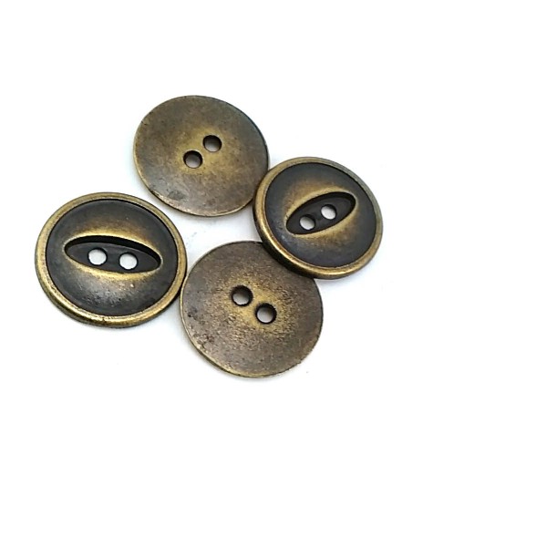 20 mm - 32 length Metal Two-hole Post Button E 1160