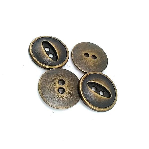 20 mm - 32 length Metal Two-hole Post Button E 1160