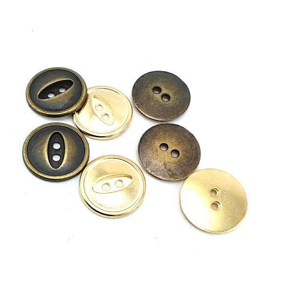 20 mm - 32 length Metal Two-hole Post Button E 1160