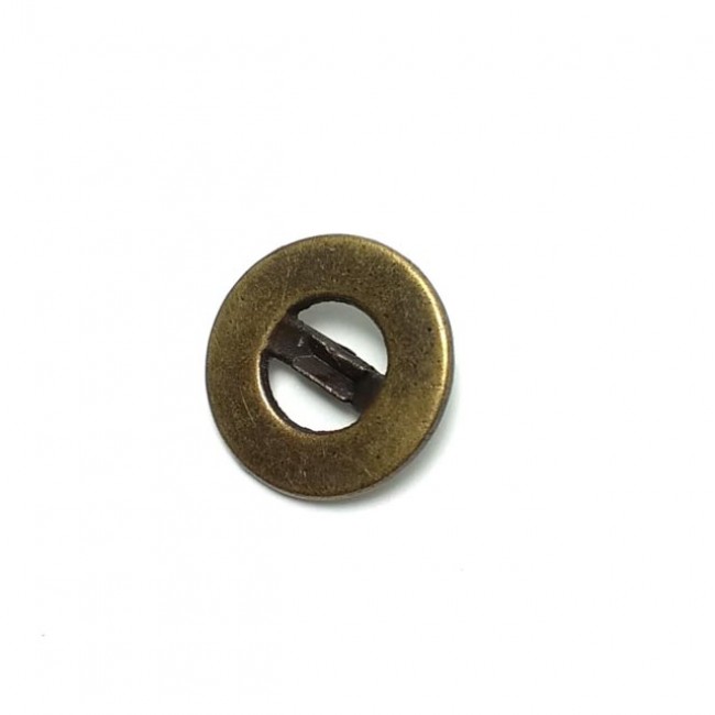 İki delikli metal düğme dikme 16mm E 1216 İki delikli metal düğme dikme 16mm E 1216