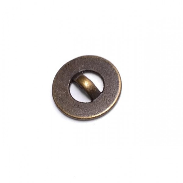 İki delikli metal düğme dikme 16mm E 1216
