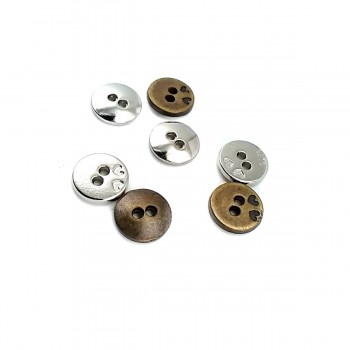 12 mm Heart Design Button With Two Holes E 1423