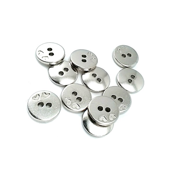 17 mm 28 size Two-hole Heart Pattern Sewing Button E 1491