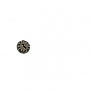 13 mm - 21 length Sun Patterned 2-Hole Post Button E 296