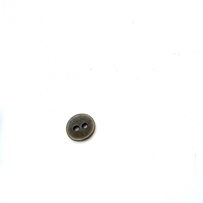 10 mm İki delikli dış giyim dikme düğme metal E 315 10 mm İki delikli dış giyim dikme düğme metal E 315