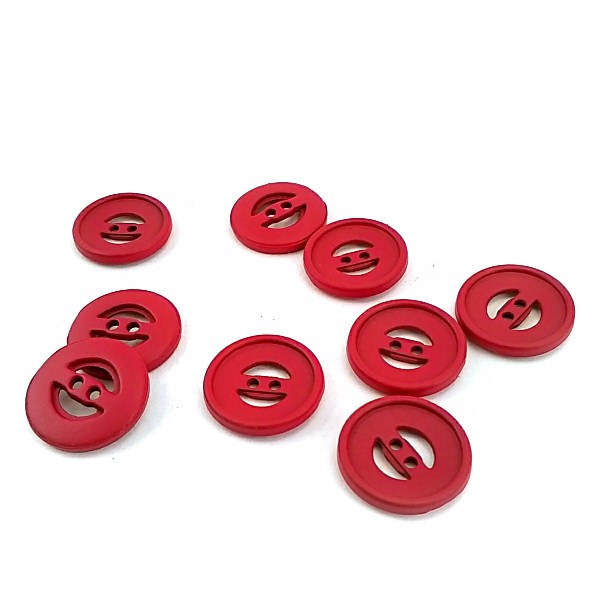 18 mm 2 Holes Metal Button 30 lignes E 36