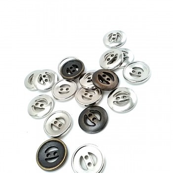 16 mm Two Hole Metal Button 26 lignes E 37