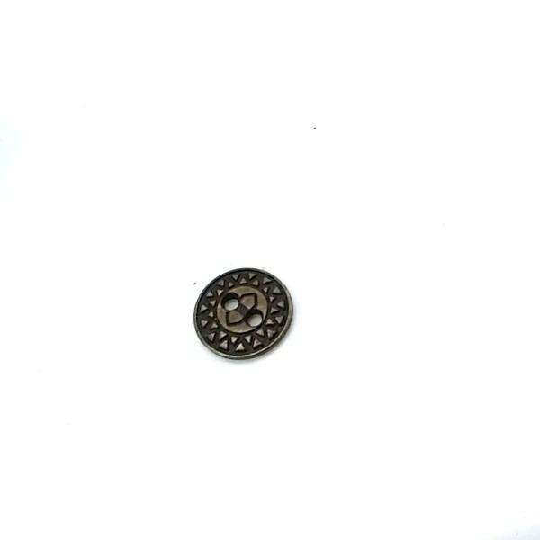 Triangle Patterned 13 mm - 21 size Metal Two-Hole Sewing Button E 522