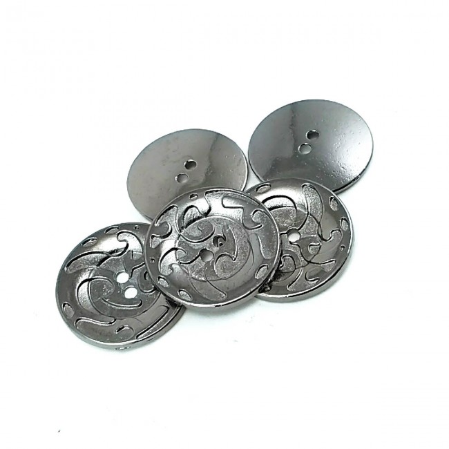 İki delikli metal düğme dikme 28mm - 41 boy E 604 İki delikli metal düğme dikme 28mm - 41 boy E 604