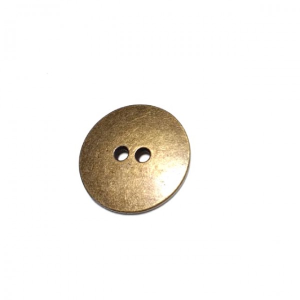 Metal button post with two holes 25mm - 40 Lignes E 657