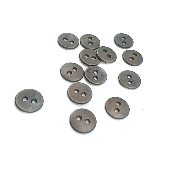 11 mm Button with Two Holes Simple Design E 835