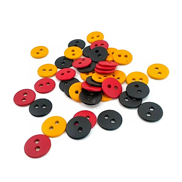 11 mm Button with Two Holes Simple Design E 835