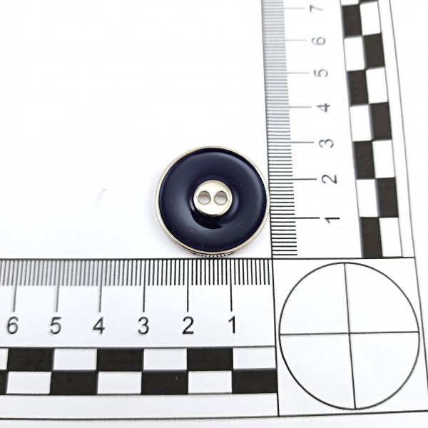 27,6 mm 44 boy İki Delikli Mineli Metal Düğme Mont ve Trençkot Düğmesi E 887