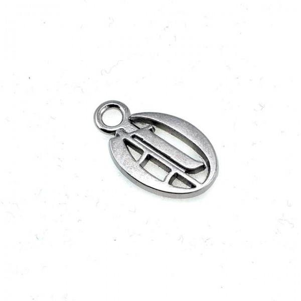 Fermuar elciği desenli şık tasarım 23 mm x 13 mm E 289
