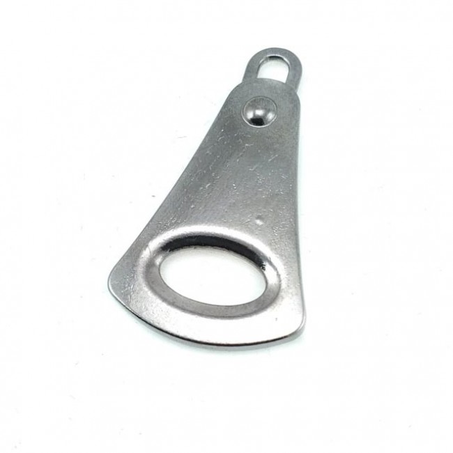 40 mm x 22 mm Çan Şekil Fermuar Elciği B 104 40 mm x 22 mm Çan Şekil Fermuar Elciği B 104