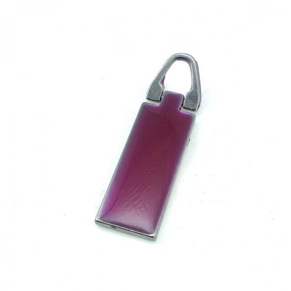 Enameled zip pullers 50 mm x 13 mm B 151