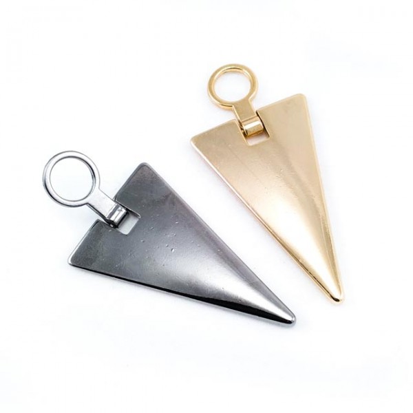 62 mm Zipper Pullers - Stylish Triangle Design B 181