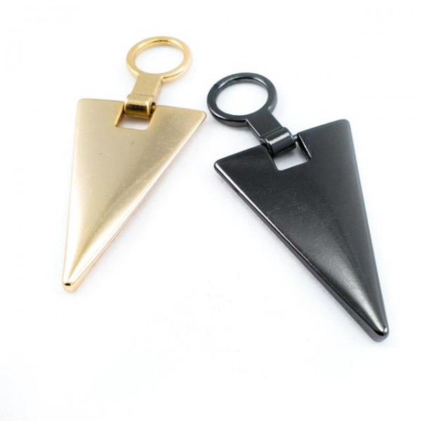 52 mm Zipper Pullers - Stylish Triangle Design B 182