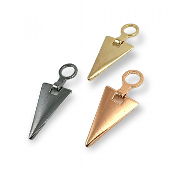 40 mm Zipper Pulls - Stylish Triangle Design B 183