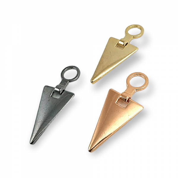 Zipper puller - Stylish Triangle Design - size 40 mm b 183