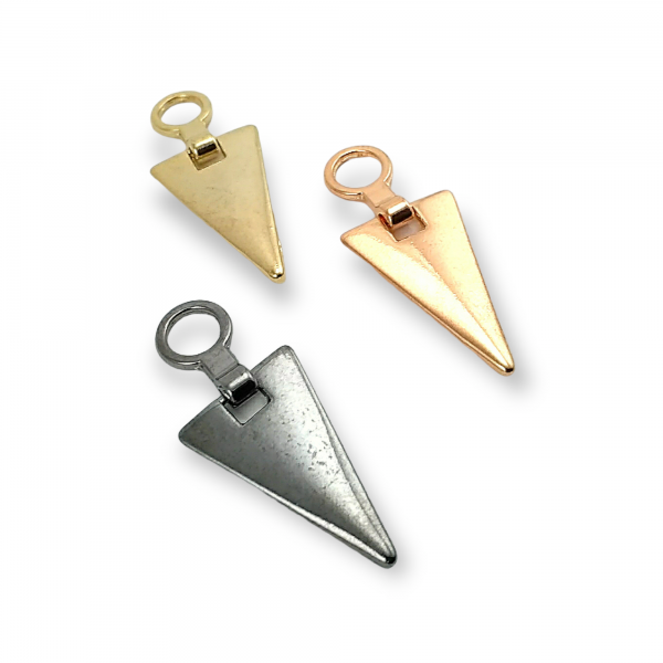 Zipper puller - Stylish Triangle Design - size 40 mm b 183