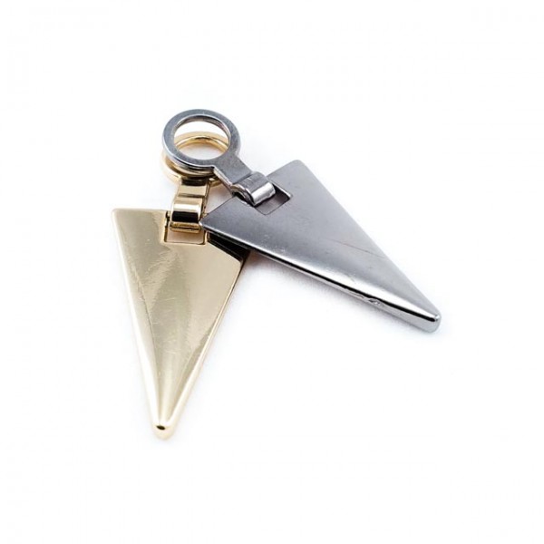 Zipper puller - Stylish Triangle Design - size 40 mm b 183