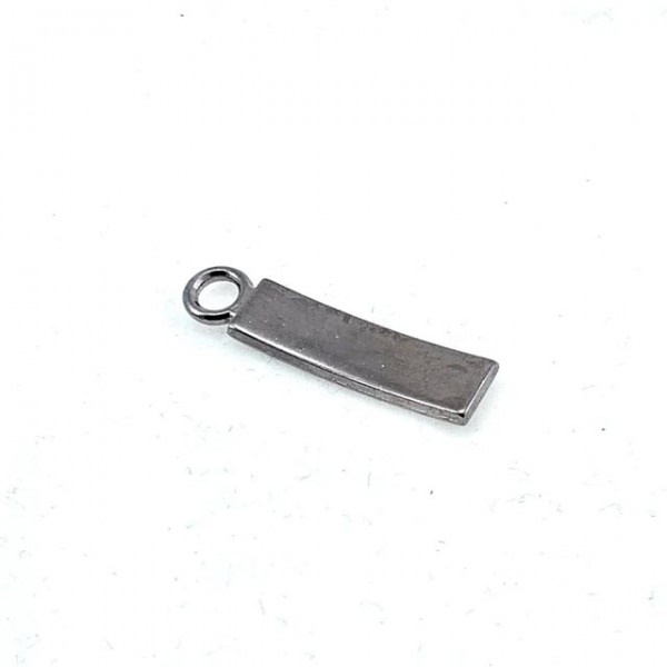 Zipper Pullers - zinc alloy 27 mm x 6 mm E 62