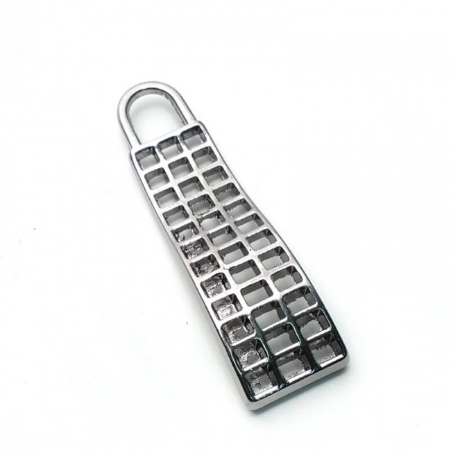 Fermuar elciği metal şık tasarım 38 mm B 65 Fermuar elciği metal şık tasarım 38 mm B 65