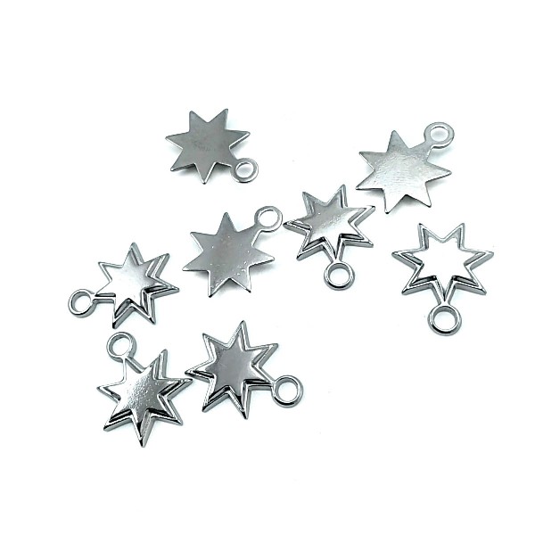 Double Layer Star Shaped Zipper Puller 16 mm E 1187