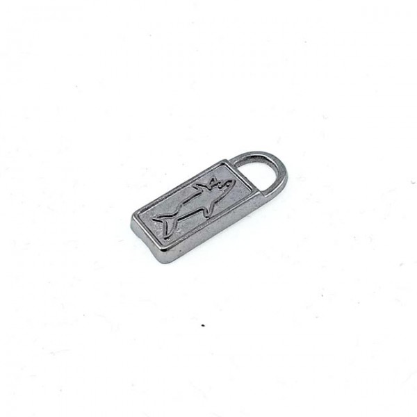 23 mm x 9 mm Zipper Puller Shark Printed E 1220